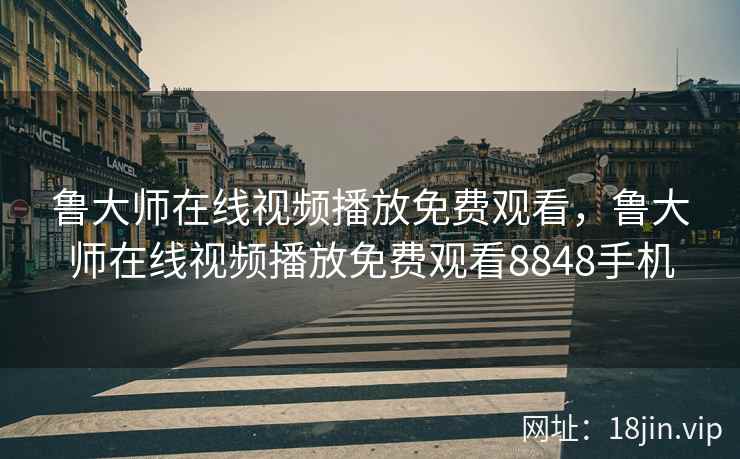 鲁大师在线视频播放免费观看，鲁大师在线视频播放免费观看8848手机